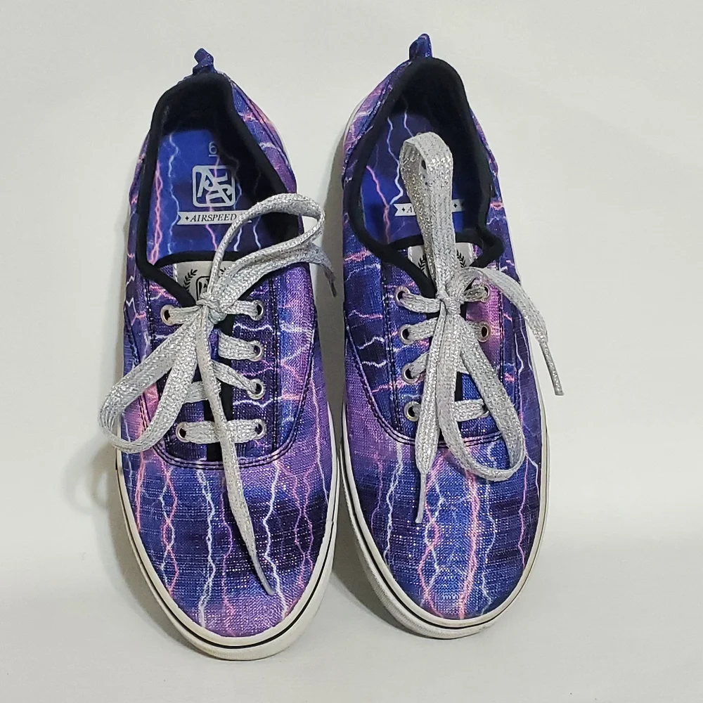Airspeed Purple Lightning Sneakers Girl's Size 6 Shoes